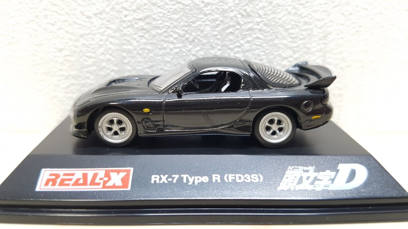 1/72 Real-X Initial D MAZDA RX-7 Type R FD3S BLACK Kyoko diecast car ...