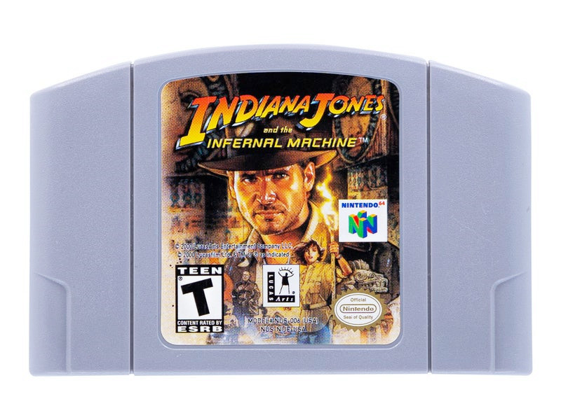 Indiana Jones and the Infernal Machine Game Cartridge For Nintendo 64 N64
