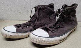 Converse All Star Chuck Taylor Men 9.5 Shoes High Top Brown Corduroy Rare Stitch image 1