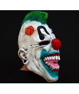 Creepy Evil Scary Halloween Clown Mask Rubber Latex Punked ANARCHY CLOWN - $15.99