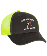 Cap Hat Caps Charcoal Neon Yellow Coonhound Coon Hunter Dog Hunt Treeing... - $12.99