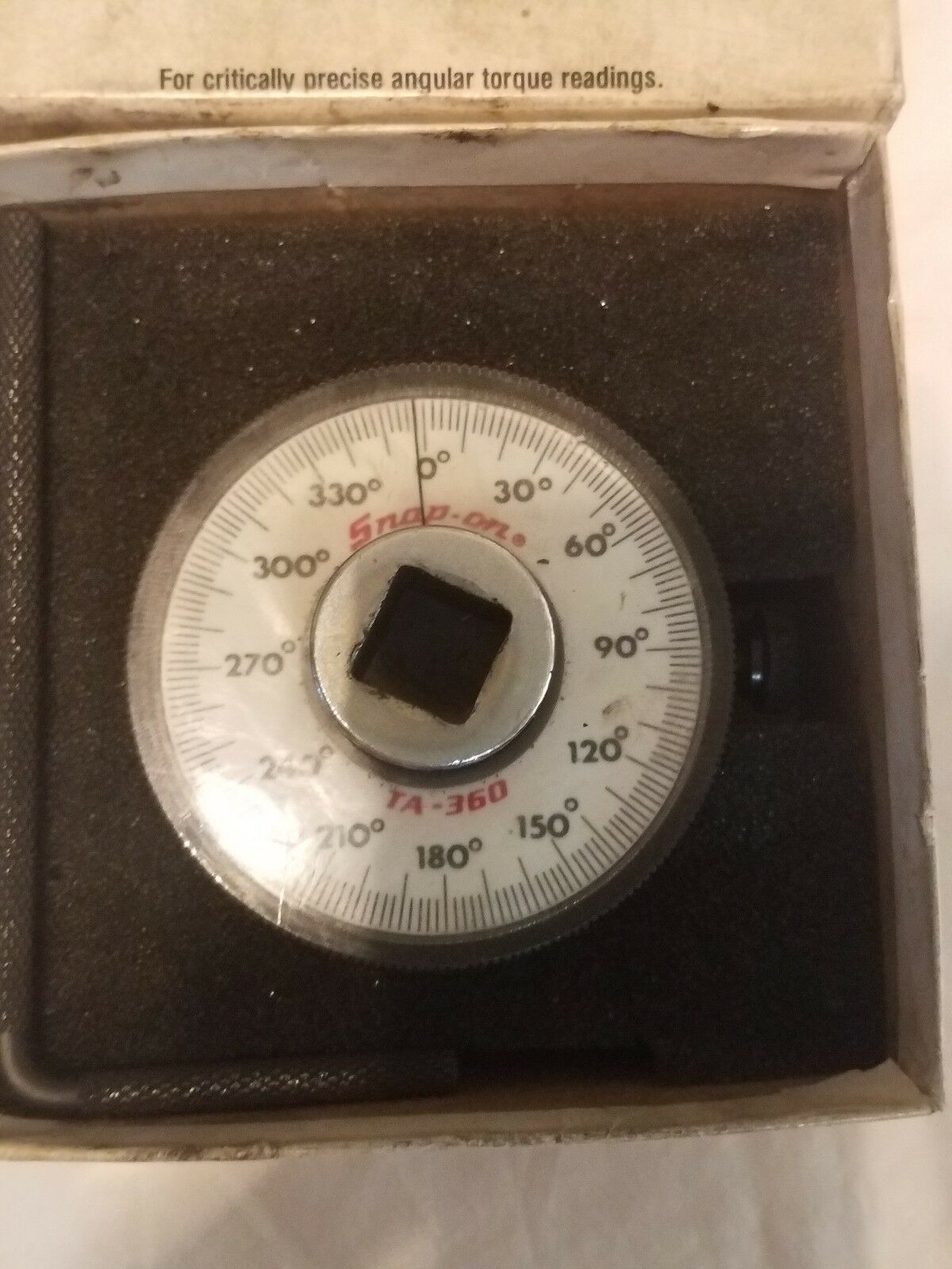 SnapOn Torque Angle Gauge, 1/2" Square Drive TA360 Everything Else