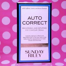 Sunday Riley Auto Correct Eye Contour Cream In Box Full Size .5 Oz Authentic - $76.67