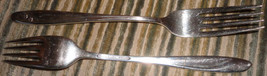1 reed & barton sterling silver petite fleur pattern dinner fork 7-3/8" long - $35.00