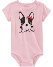 First Impressions Baby Girls' Puppy Love Bodysuit, Sizes 3 To 24 Months - $9.91