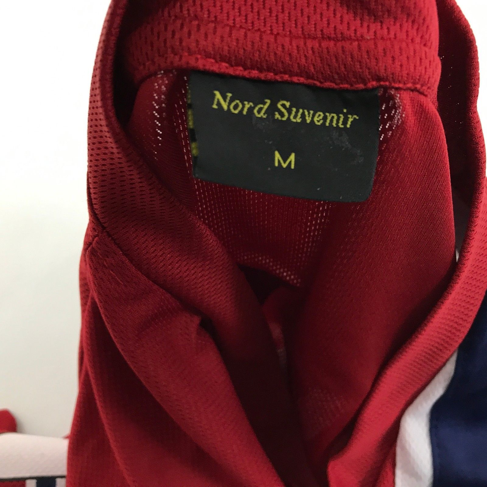 Norge Norway Nord Suvenir Shirt Soccer Jersey Adult Red Size Medium M V ...