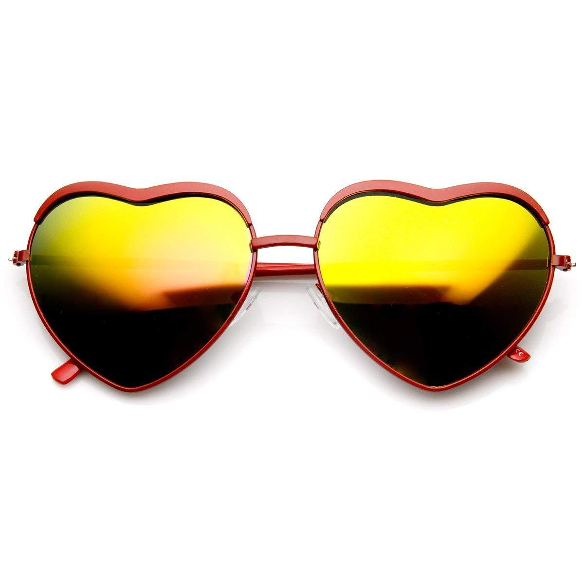 metal heart shaped sunglasses