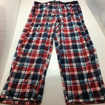 Nautica Women&#39;s Plaid Pajama Pants Color: Red/Blue Size: XXL - $16.65