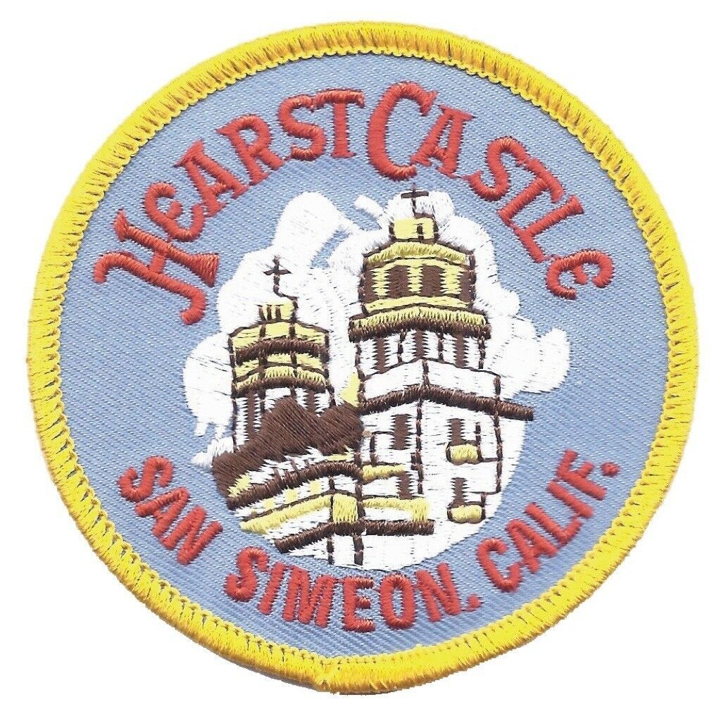 Hearst Castle Patch - San Simeon, San Luis Obispo, Central Coast 3 (Iron on)