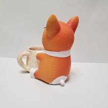 Corgi Planter with Echeveria Succulent, Dog with Watering Can, Animal Planter image 6