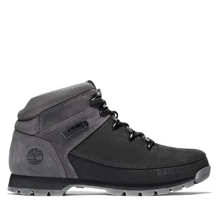 Timberland Mens Euro Sprint Hiker for Mens in Black and Grey