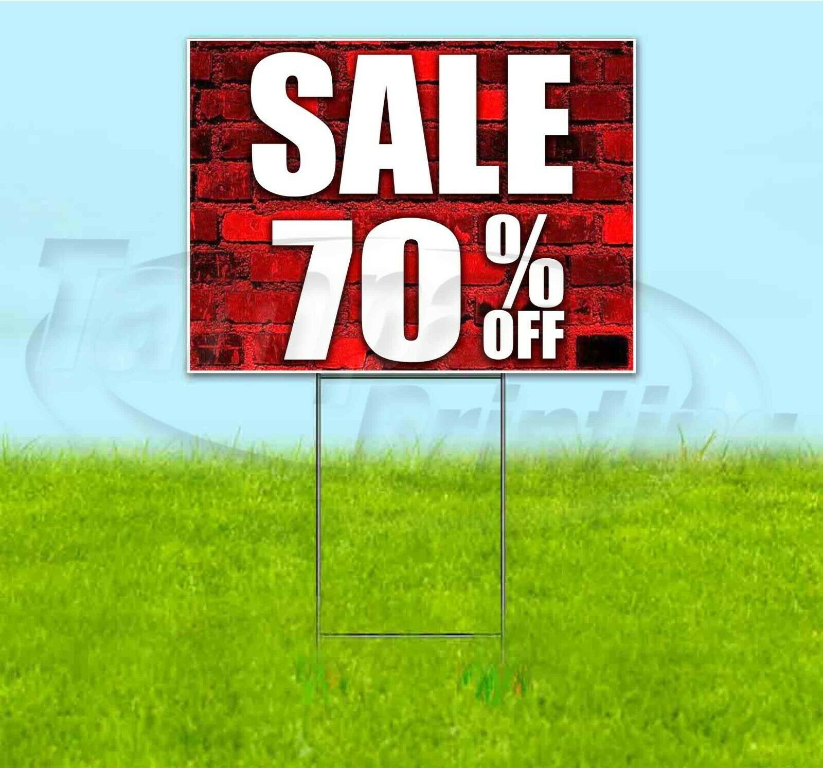 Sale 70 Off 18x24 Yard Sign With Stake Corrugated Bandit Usa Business