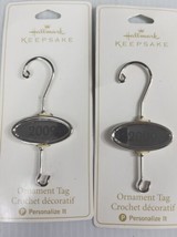 Ornament Tags (2) Hallmark Keepsake - $5.00