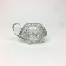 Glass Turtle Avon Tabletop Tea Light Votive Holder Paperweight Collectible Vtg - $12.19