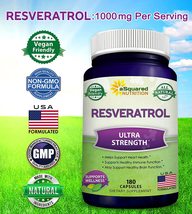 Resveratrol 1000mg Complex Cardiovascular Antioxidant Immune Heart Healt... - $39.98