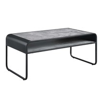 Acme Raziela Coffee Table - Concrete Gray &amp; Black Finish - $374.00
