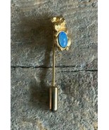 QANTAS Airlines Vintage KOALA PIN with blue opal triplet badge brooch lapel - $12.61