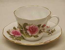 Elizabethan Staffordshire Bone China Teacup England Tea Cup Saucer Set P... - $24.74
