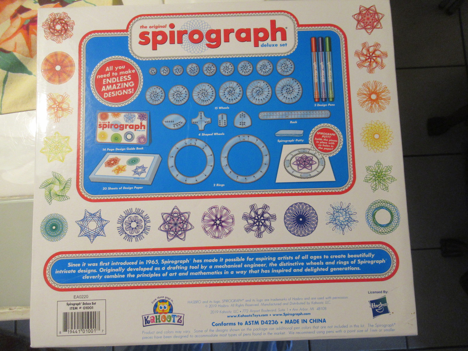 The Original Spirograph Deluxe Set 01001 NEW Spirograph