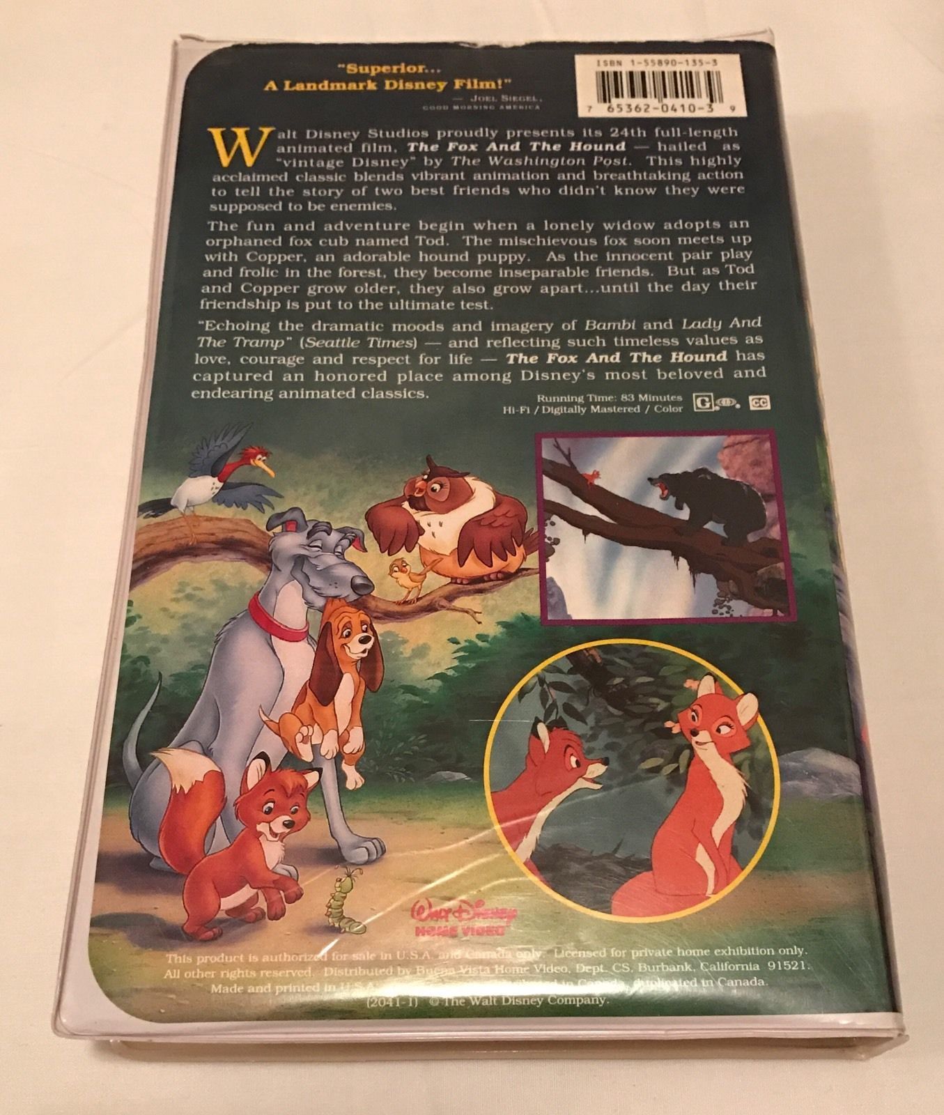 A Walt Disney Classic The Fox And The Hound Vhs Executiveorder Com