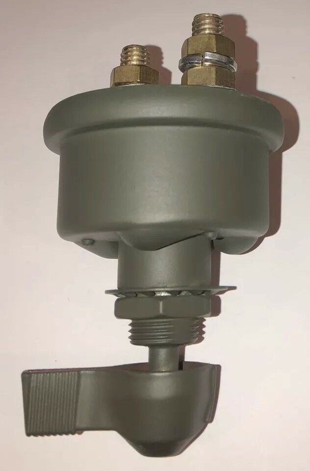 24V MILITARY HUMVEE M998 MASTER BATTERY KILL SWITCH GREEN STEEL BODY