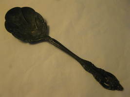 Community Brahms Pattern large 9&quot; Silver Plated Scalloped Casserole Spoon - $12.00