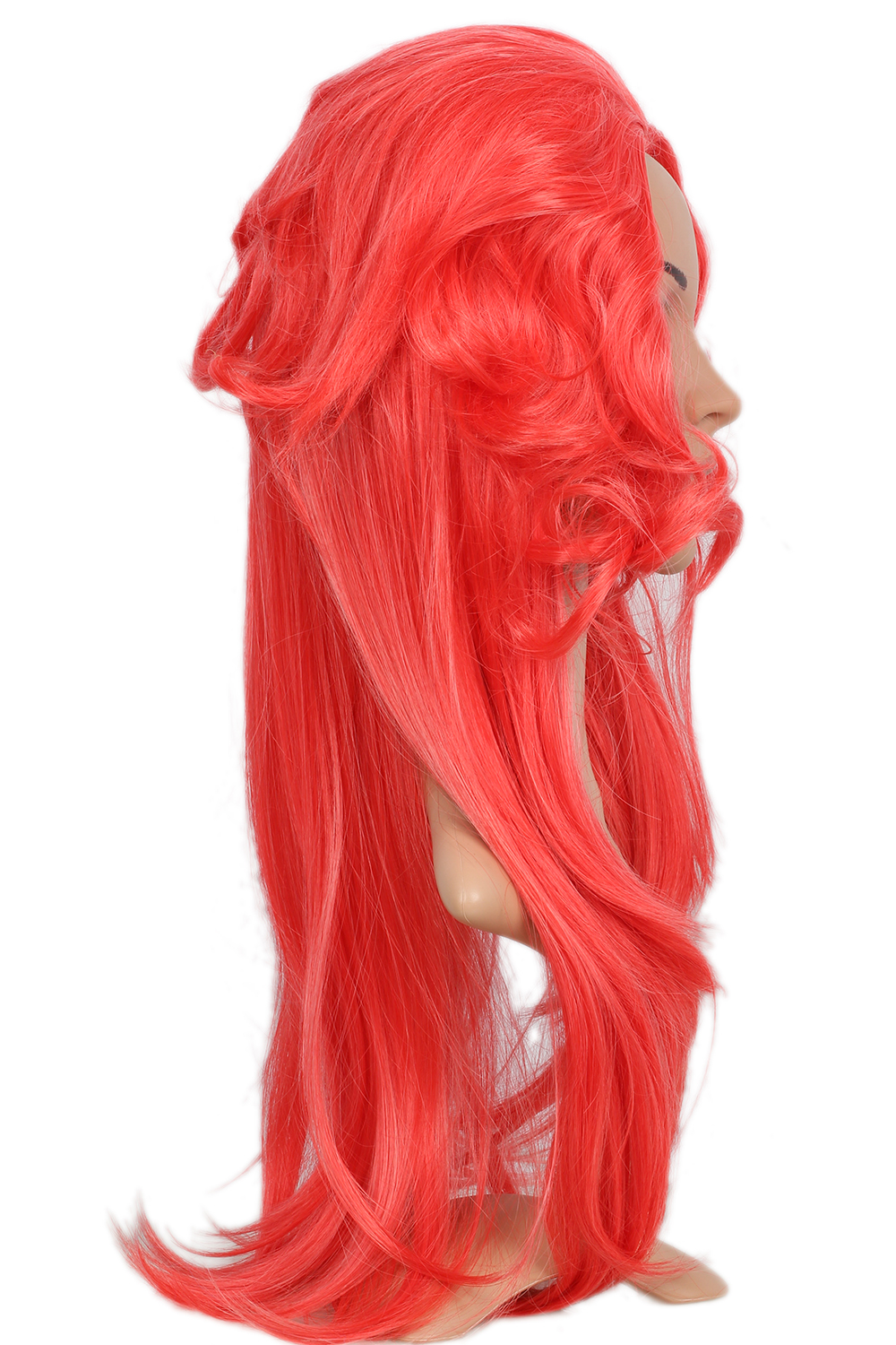 Marvel Comics Inhumans Medusa Wig Red Slightly Curled Long Hair Medusa