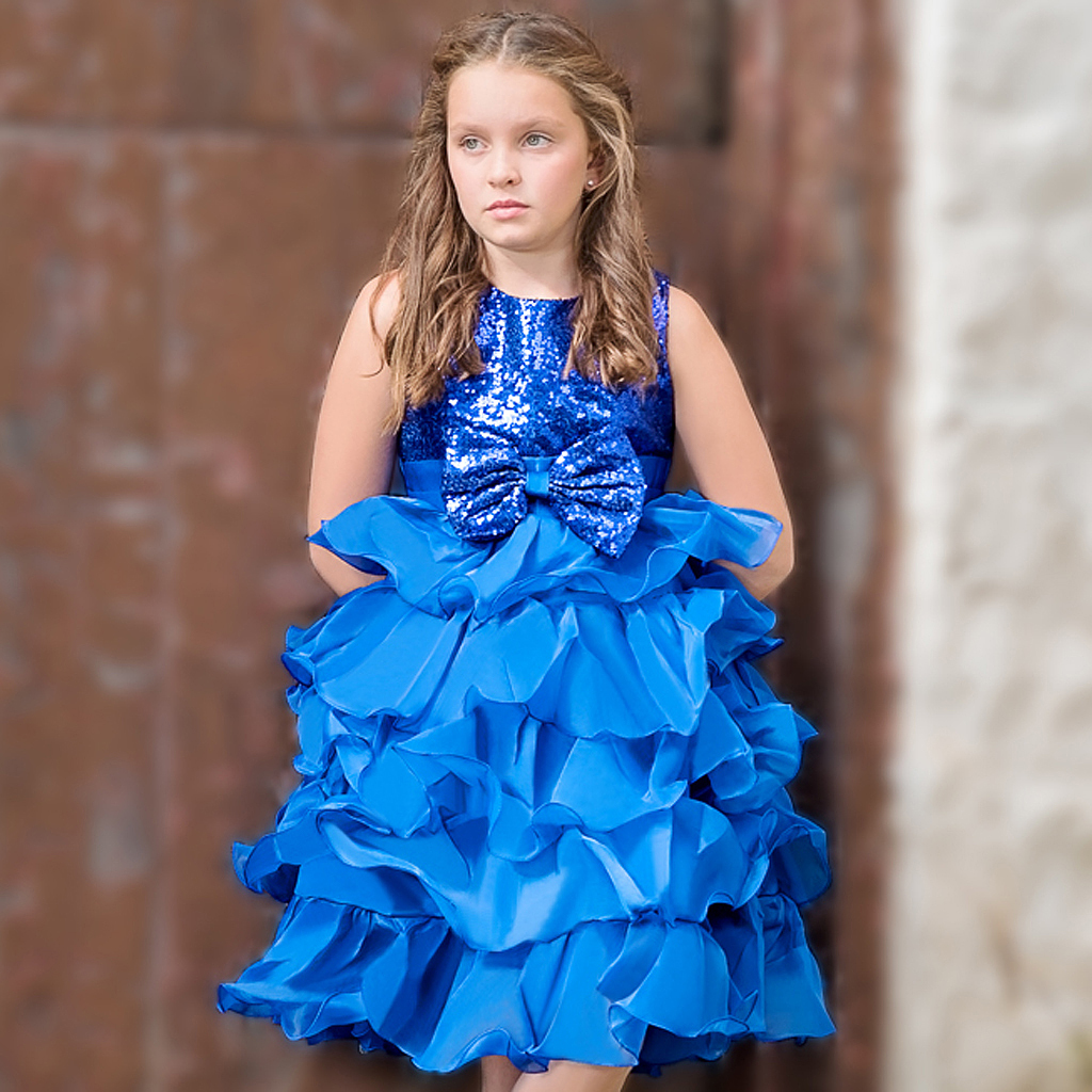 midnight blue flower girl dresses