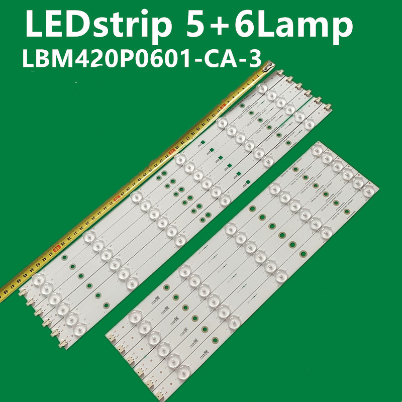 LED backlight strip 11 Lamp for PHILIPS 42'' TV LBM420P0601-CA-3 LBM420P0501-CB-