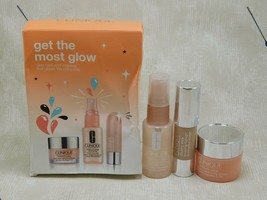 Clinique - get the most glow 3 piece gift set NIB - $24.74