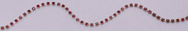 Imported Rhinestone Chain - Red Iridescent Rhinestones on Silver Trim M211.38 - $12.95