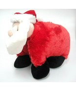 Santa Claus Plush Folding Pillow Pet Super Soft Christmas Decor Toy - $10.34