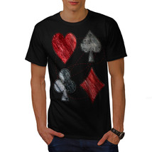 Heart Spade Club Casino Shirt Ace Shape Men T-shirt - $12.99