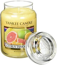 Yankee Candle Citrus Tango Scented, Classic 22oz Large Jar Single Wick C... - $37.99
