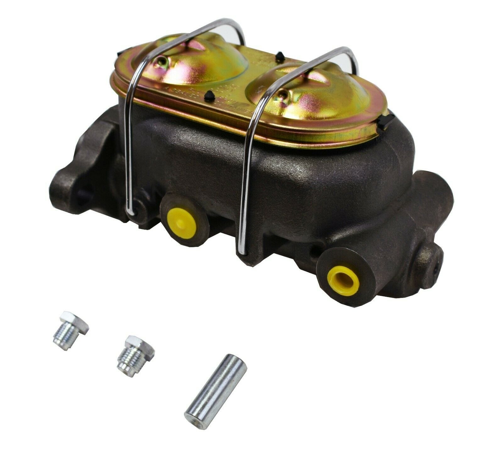 MC1321H Cast Iron 1" Bore Master Cylinder, Corvette Style Universal w