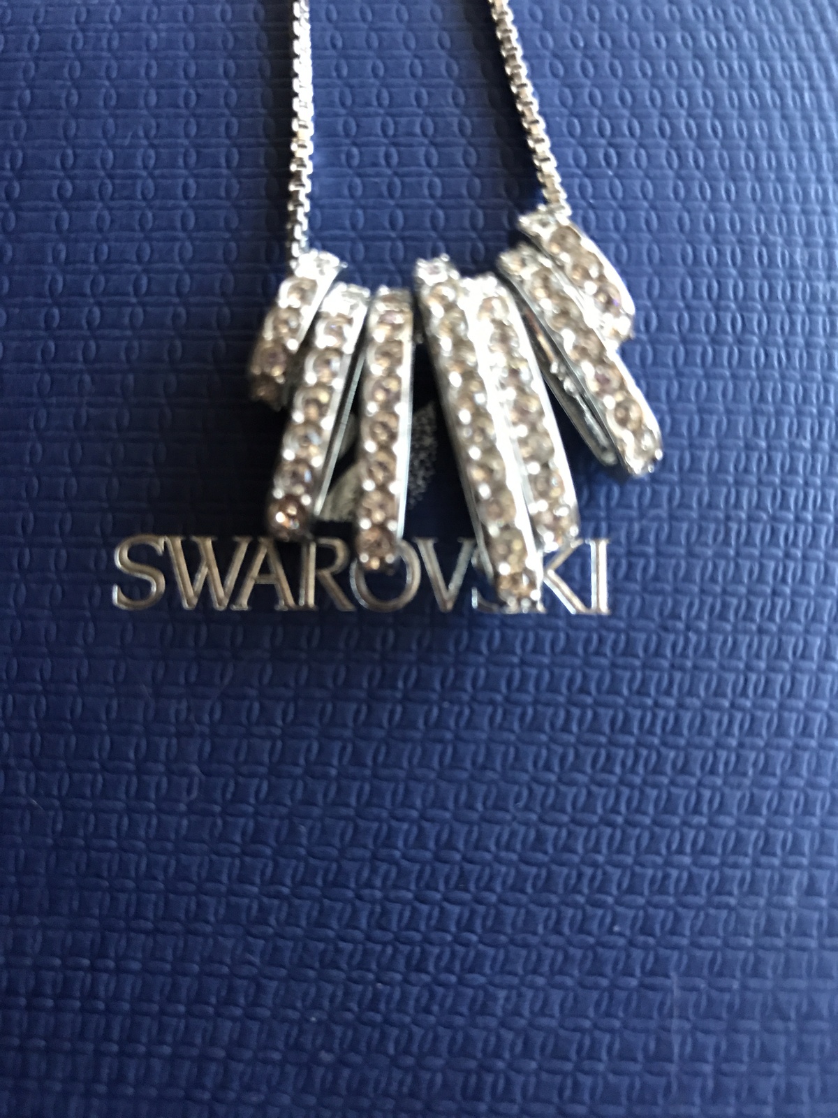 Primary image for Swarovski Crystal Sterling Silver Necklace Jewelry