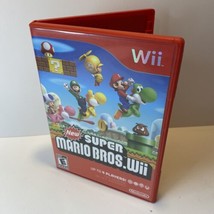 Read! New Super Mario Bros. Wii (Nintendo Wii, 2009) Case & Manual Only - $9.90