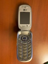 LG PM-225 - Silver (Sprint) Cellular Phone !! For Parts Only !! - $14.85