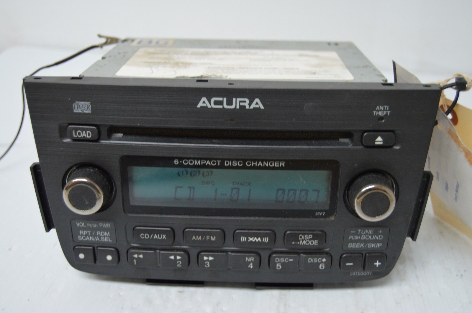 2005 2006 ACURA MDX RADIO CD PLAYER OEM RADIO 39100S3VA250 TESTED X52