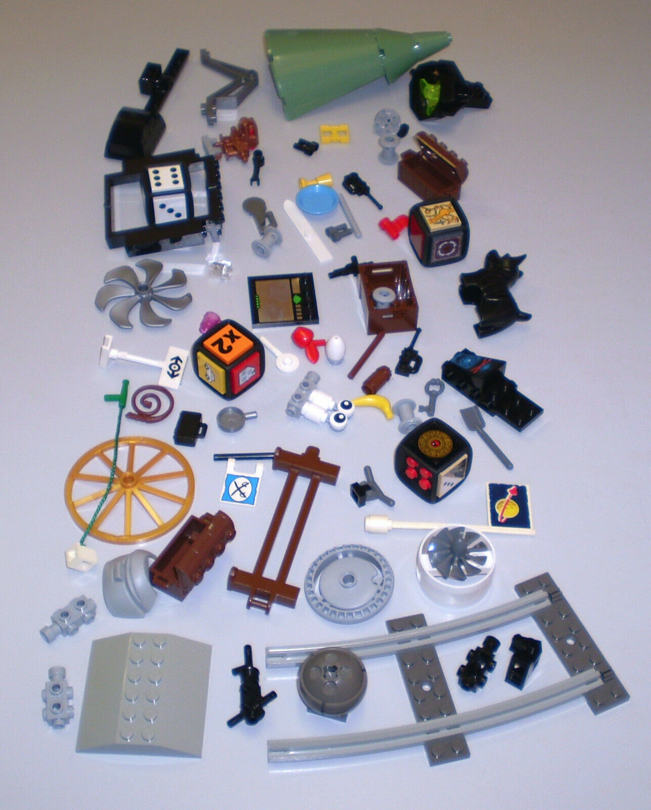 Lego ® Accessoire Minifig Lot x5 Seau Bucket Red Brown ref 95343 NEW 