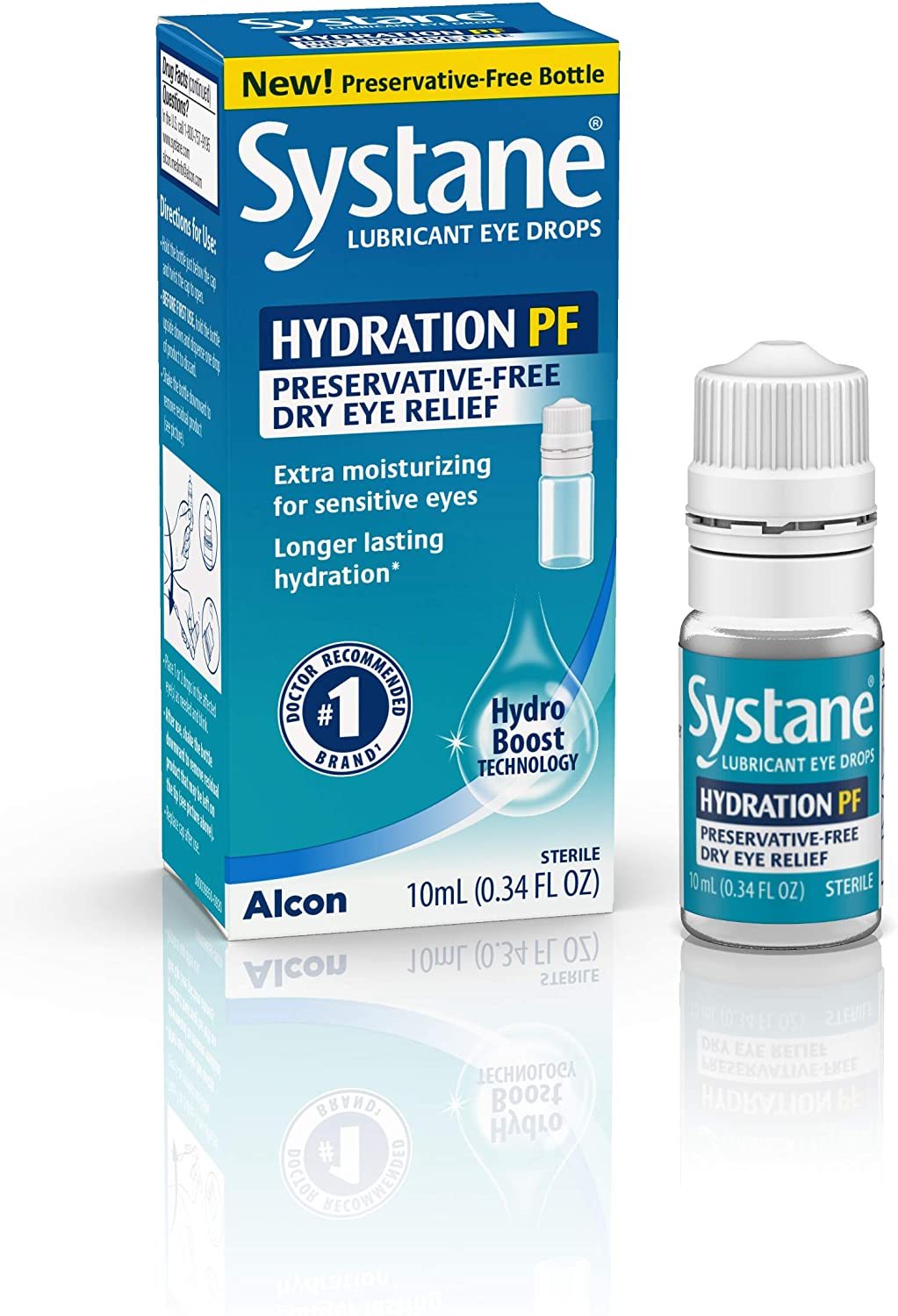 Systane Hydration Pf Lubricant Eye Drops 10ml Eye Drops & Wash