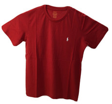 Polo Ralph Lauren Men&#39;s Custom Fit Crew Neck Short Sleeve T-Shirt, Red, M - $38.84