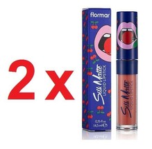 Flormar Cherry Silk Matt Liquid Lipstick 4.5 ml Long Lasting 2 X № 46 - $19.31