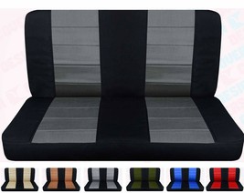 Car seat covers fits Jeep Comanche truck 1985-1989 Front Bench, No headrest - $73.59