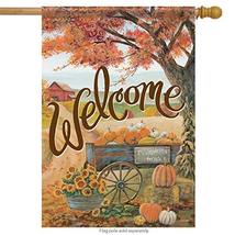 Fall Pasture House Flag - 2 Sided Message, 28&quot; x 40&quot; - $27.95