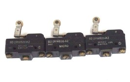 Lot Of 3 Honeywell Microswitch BZ-2RW826-A2 Lever Switch Roller BZ2RW826A2 - $32.95