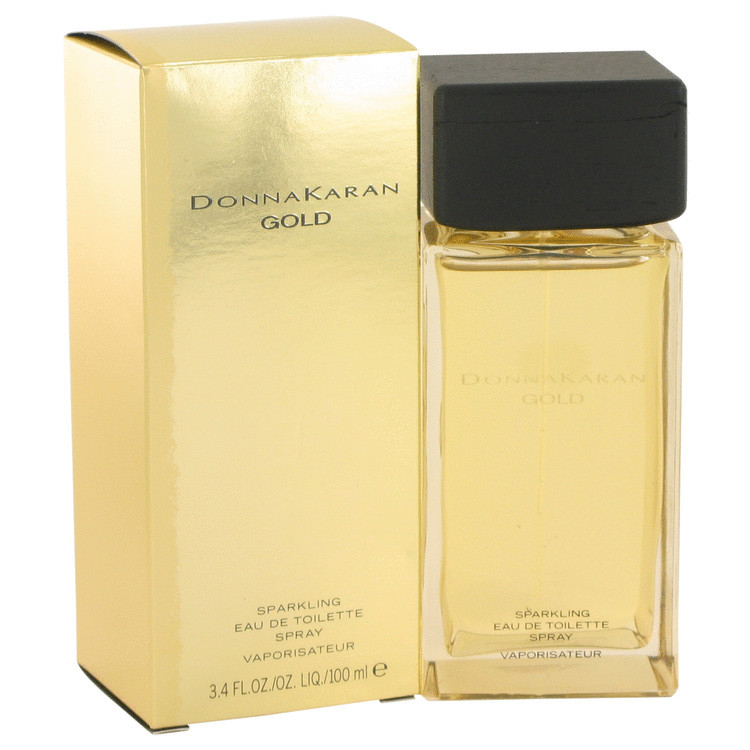 Donna karan gold sparkling 3.4 oz edt perfume