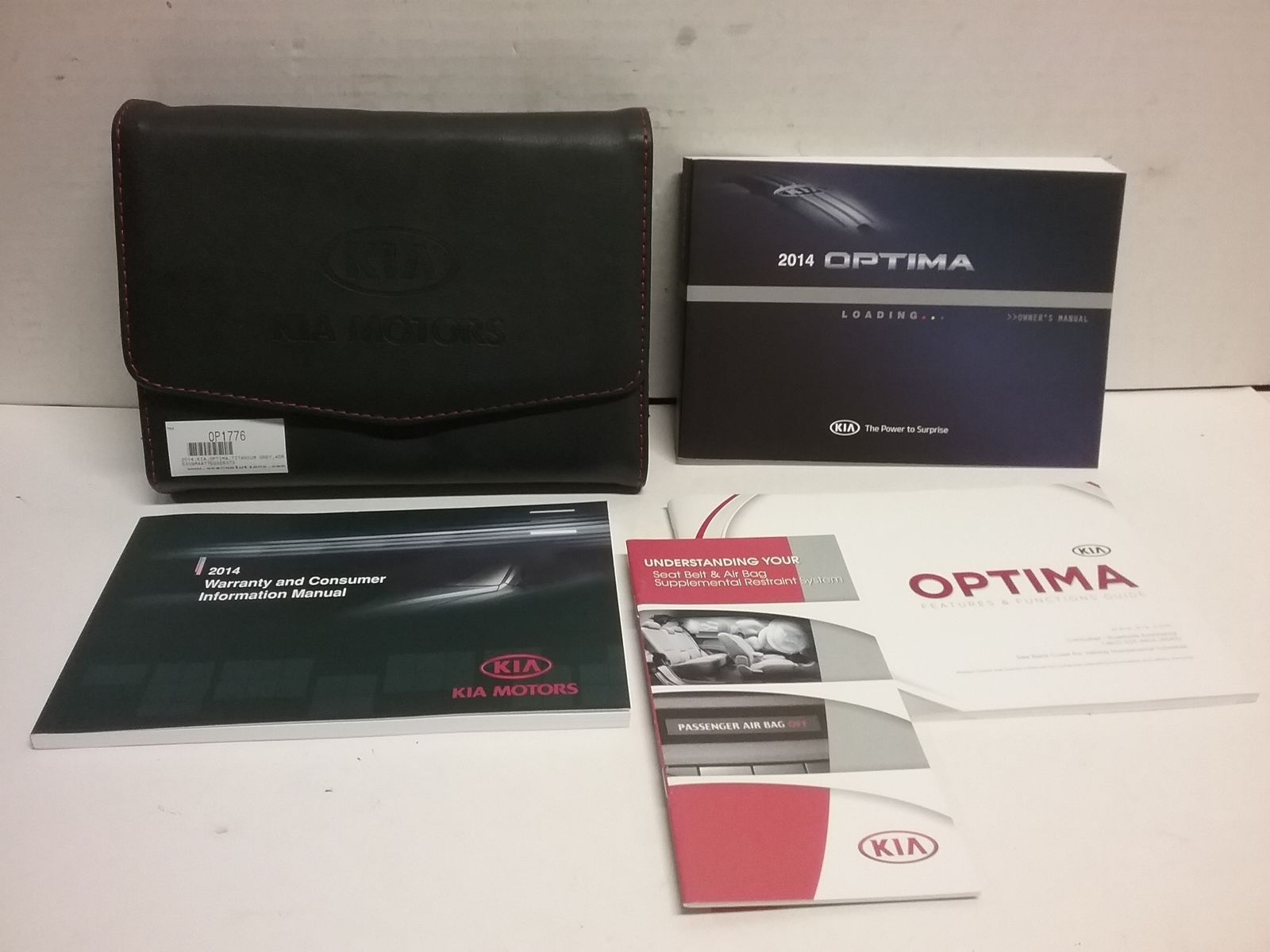 2014 Kia Optima Owners Manual by Kia Nonfiction