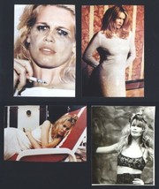 Lot of (4) 1990s CLAUDIA SCHIFFER Live Candid Vintage Photos SUPERMODEL nb - $12.69