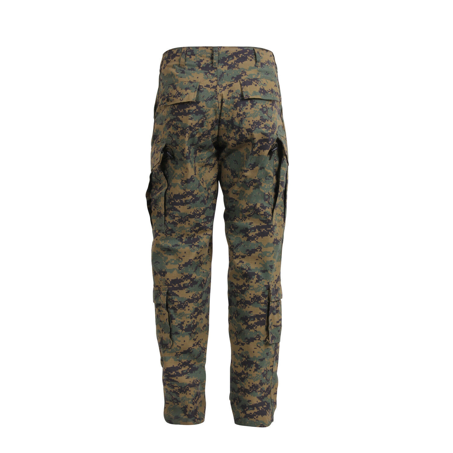 Mens Digital Camo US Army ACU Style Pants Military Cargo Pocket Combat